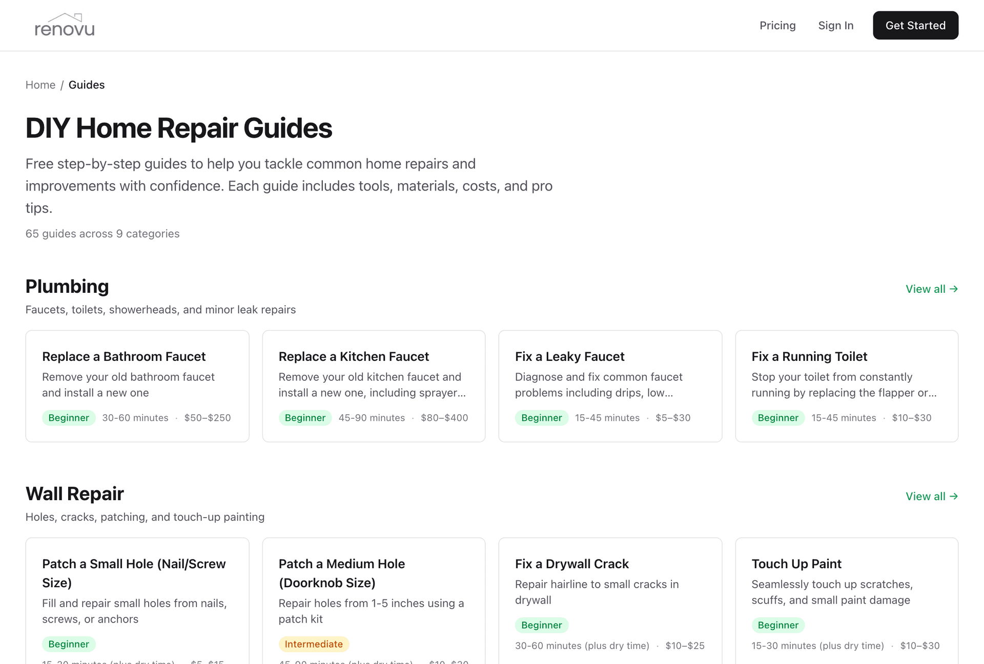 Step-by-Step DIY Guides screenshot